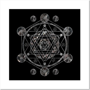 Mystical Sacred Geometry Ornament Posters and Art